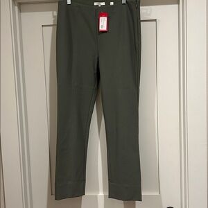 Vince Slim Stretch Ankle Length Trouser Size Large! A great olive color.